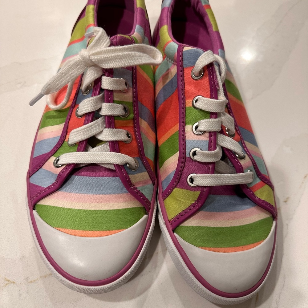 Colorful, Coach sneakers size 9